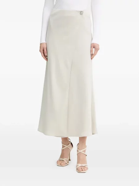 Fustă midi Armani Exchange până la genunchi