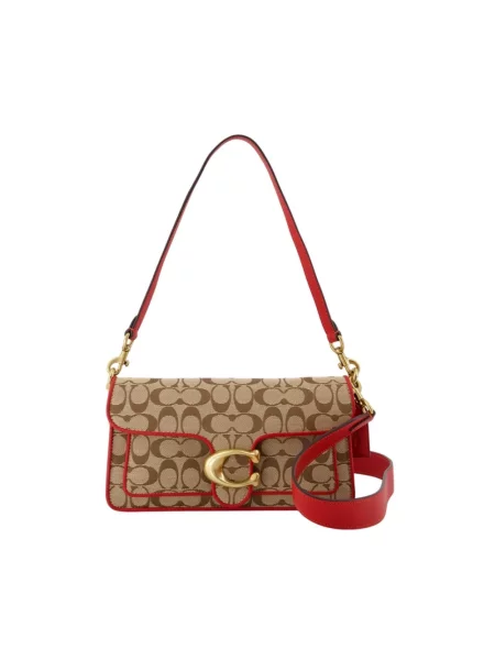 Coach torebka crossbody Soft Tabby Shoulder Bag 26 czerwona
