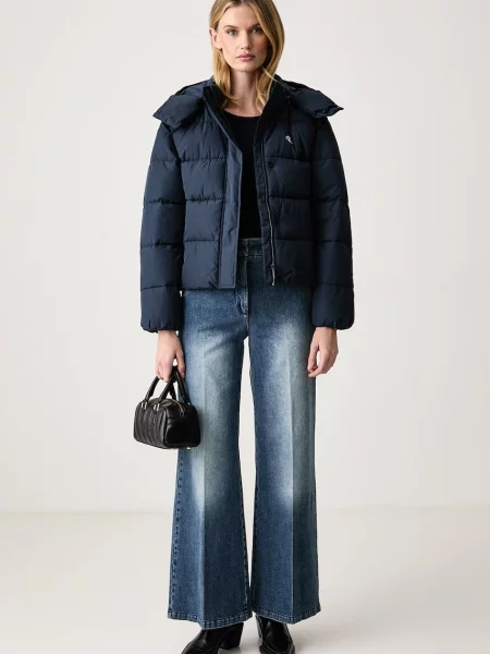 Calvin Klein Jeans καπιτονέ μπουφάν γυναικείο μπλε