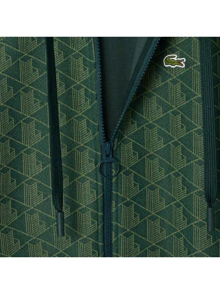 Lacoste толстовка Monogram зелена