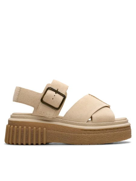 Сандали Clarks бежово