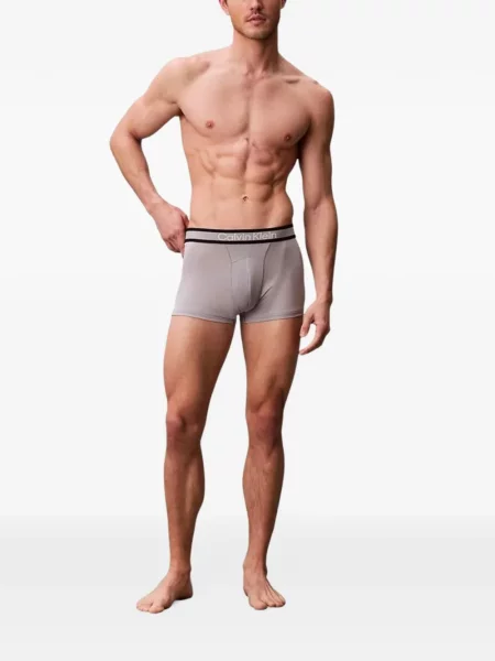 Boxeri Calvin Klein Underwear cu autograf gri