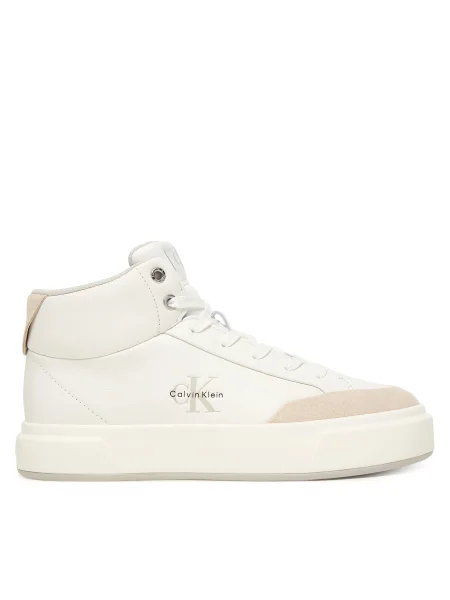 Sneakerși Calvin Klein Jeans alb