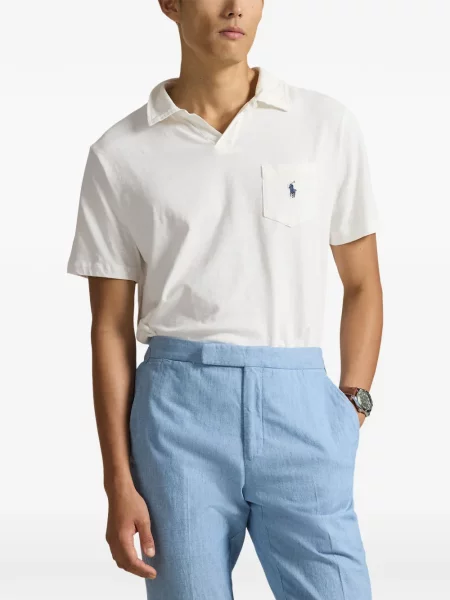 Ριγέ δερμάτινος κάλτσες Polo Ralph Lauren με κορδόνι μαύρο