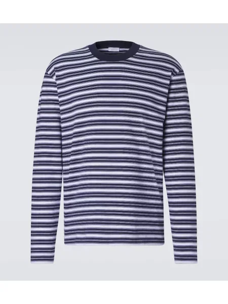 Tricou Sunspel din jerseu alb