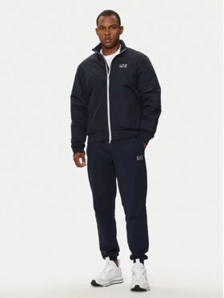 Emporio Armani Bunda bomber PNFZZ Tmavomodrá