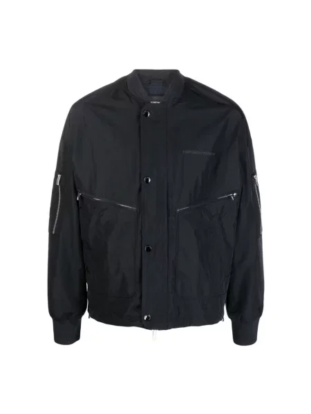 Kurtka bomber Emporio Armani niebieski