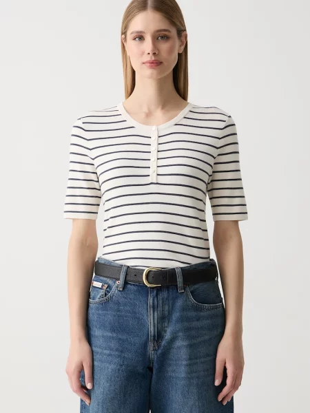 Mos Mosh tricou pentru femei cu vâscoză Aliz bej