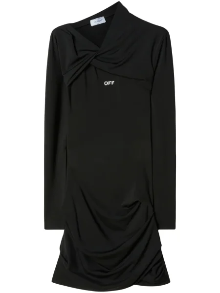Rochie Off-white din jerseu alb