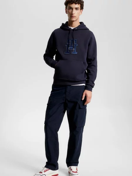 Толстовка Tommy Hilfiger з аплікацією синя