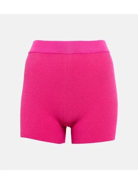 Pantaloni scurți Jacquemus scurte roz
