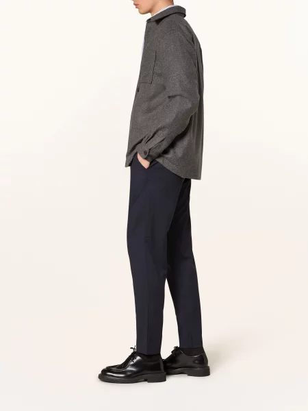 Paul Spodnie Tapered Fit blau granatowe