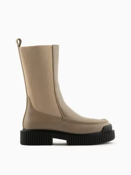 Ботинки Armani Exchange бежевые