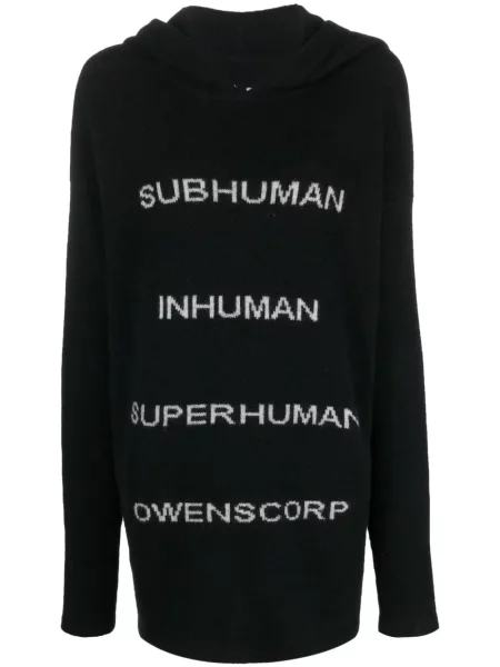 Pulover Rick Owens tricotate negru