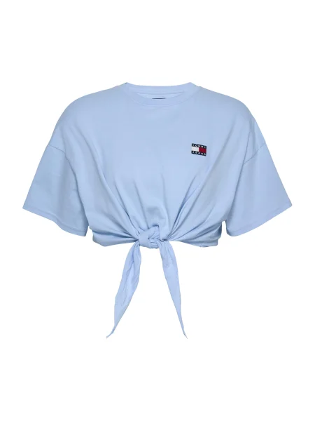 Tommy Jeans Tricou | Cropped Fit albastru