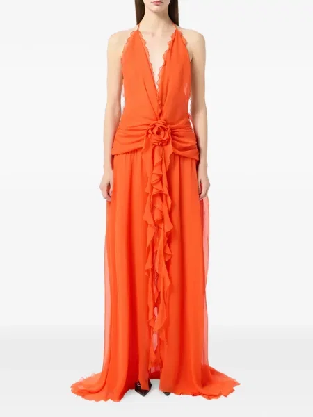Gėlėtas kostiumas suknele Blumarine oranžinė