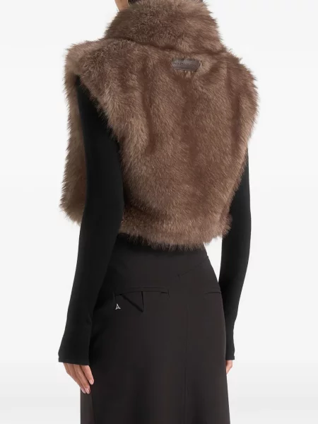 Vestă Manière De Voir cu blană maro