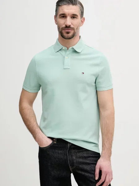 Koszulka polo Tommy Hilfiger zielona