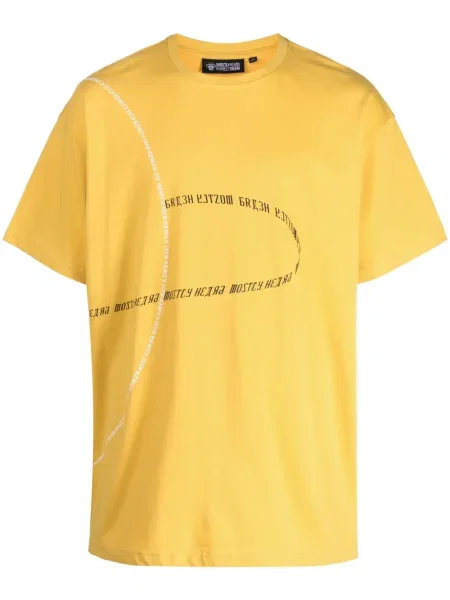 Tricou Mostly Heard Rarely Seen cu imagine galben