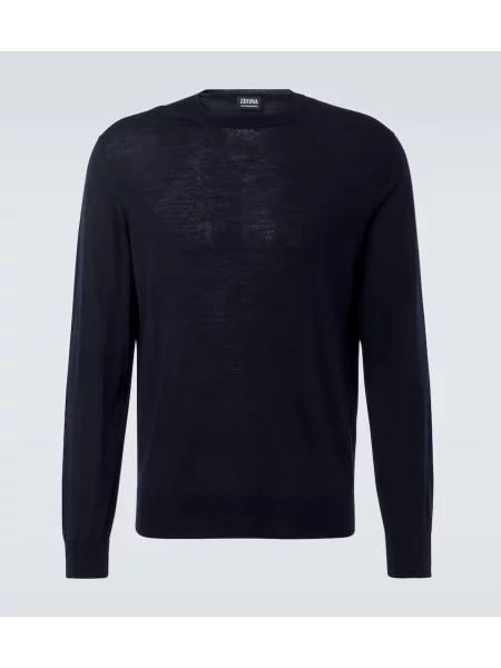 Pulover Zegna de lână albastru