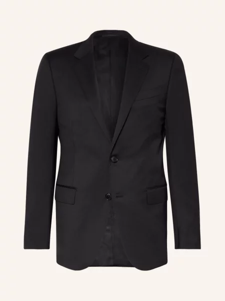 Zegna Oblekové Sako Milano Slim Fit black černé