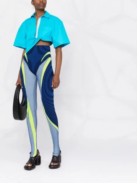 Leggings Paolina Russo albastru