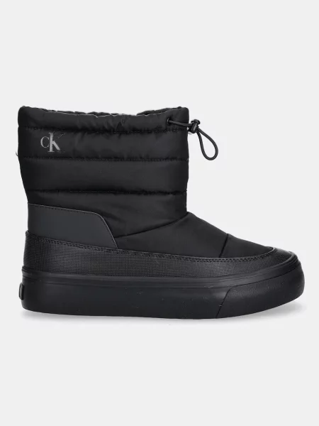 Sneakers Calvin Klein Vulc Flatf Snowboot Mix Mg negru