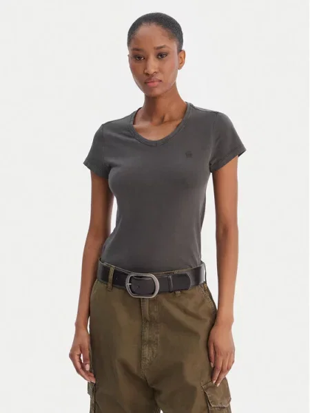 Тениска G-Star Raw черно