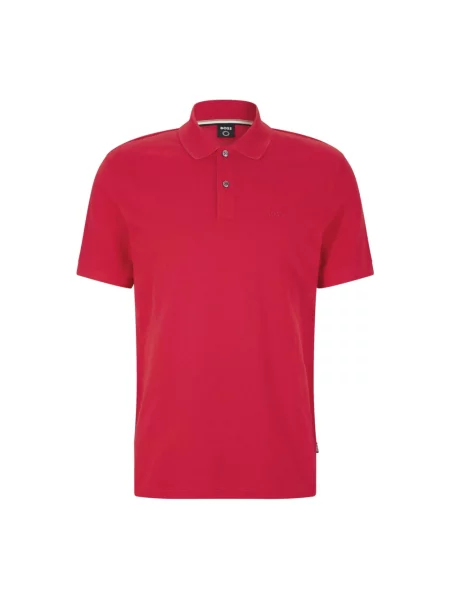 Koszulka polo Hugo Boss czerwona