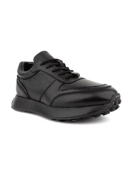Sneakersy Linda Baumann skórzane czarne
