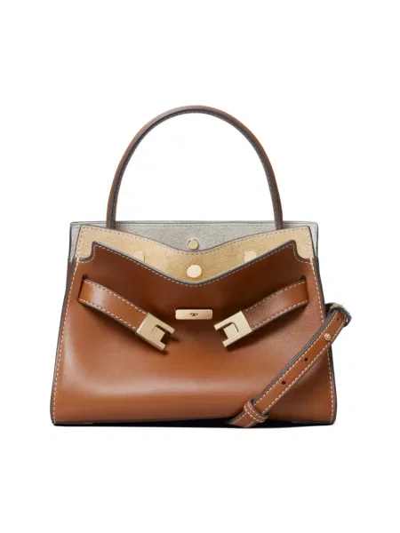 Torebka crossbody Tory Burch skórzana brązowa