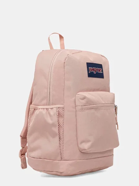 Однотонный большой рюкзак Jansport розовый