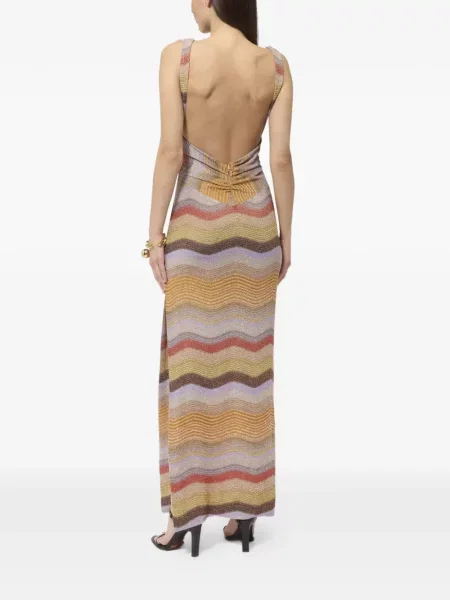 Rochie Missoni tricotate portocaliu