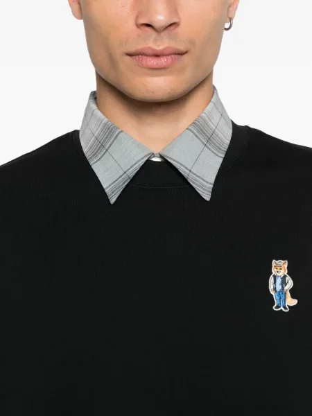 Hanorac Maison Kitsune negru