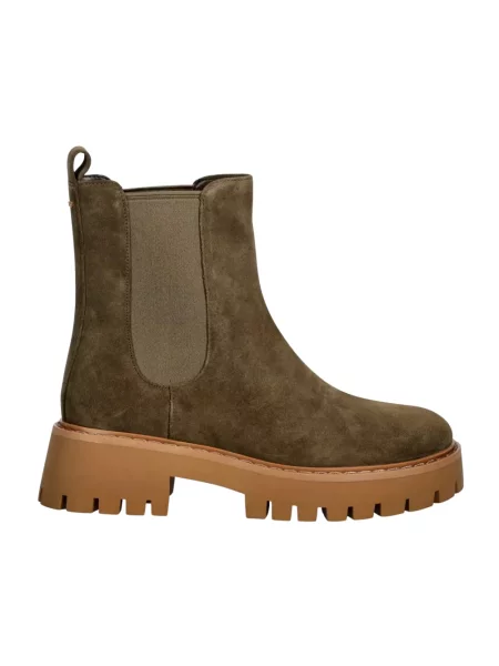 Botki Michael Kors skórzane zielone