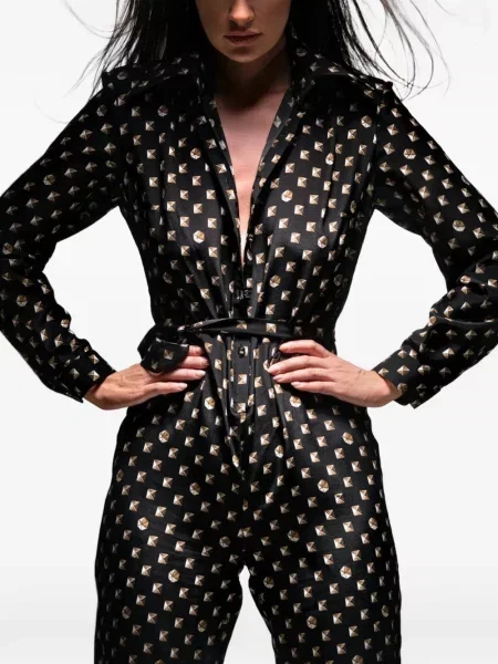 Overal Tessitura Body Couture černý