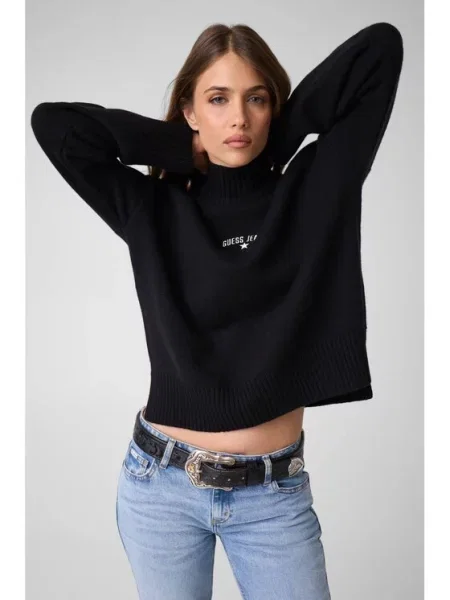 Guess Jeans Sweter czarny