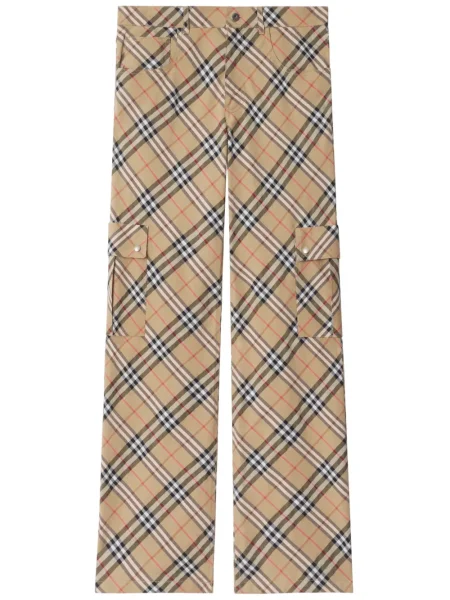 Kostkované cargo kalhoty Burberry