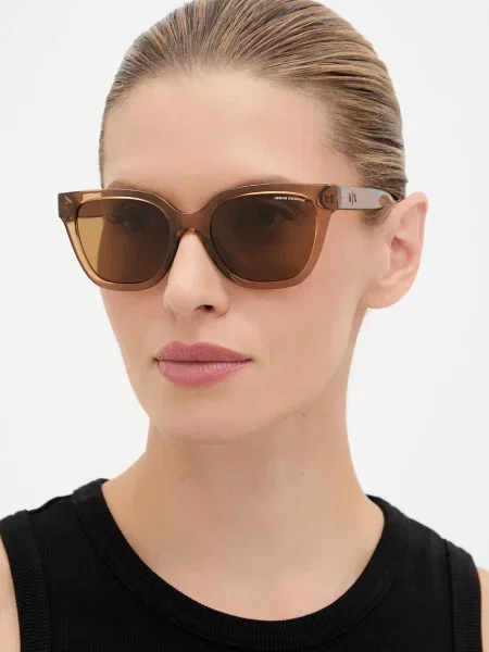 Armani Exchange ochelari de soare maro