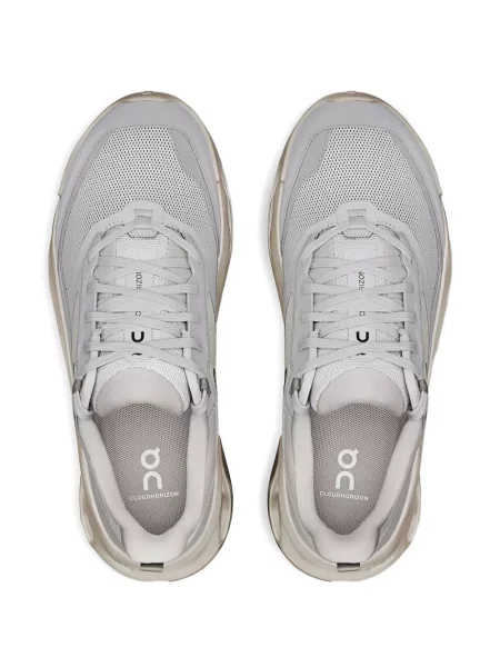 Sneakerși On plasă gri