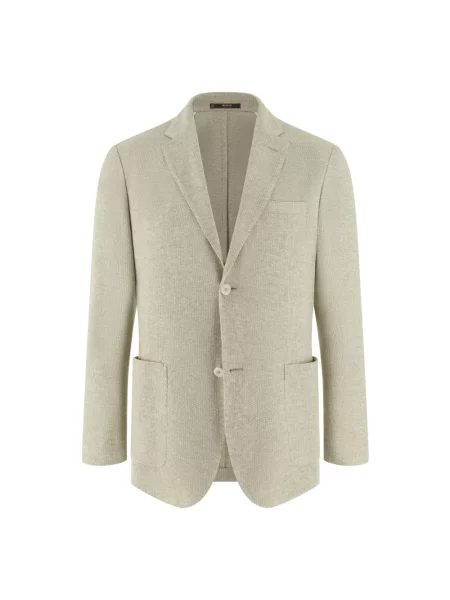 Marynarka Boggi Milano z dżerseju zielona