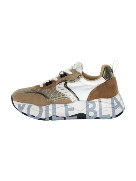 Sneakersy Voile Blanche zamszowe brązowe