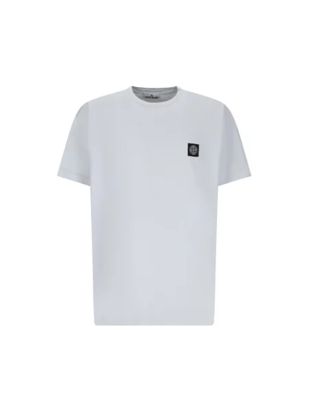 Koszulka Stone Island z kamieniami casual szara