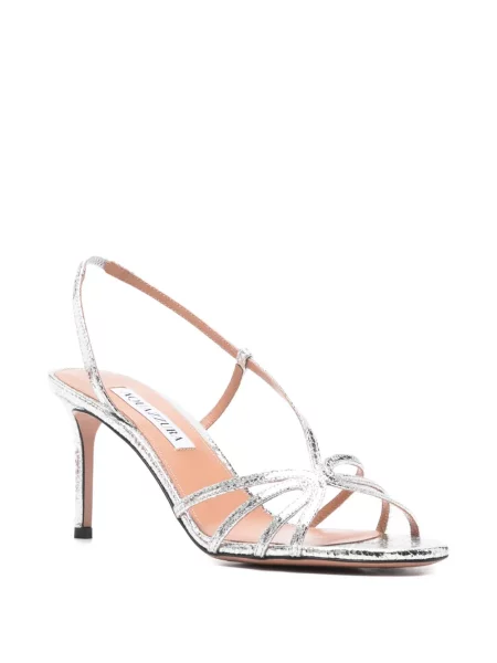 Sandale Aquazzura argintiu