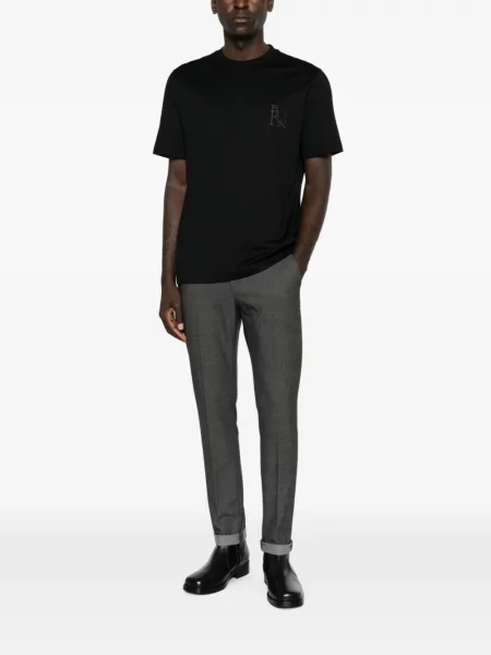 Tricou Brioni cu autograf negru