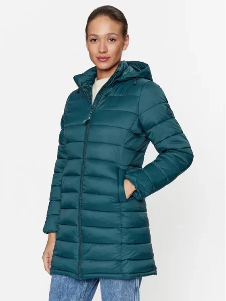 Pepe Jeans Geacă de iarnă Maddie Long verde