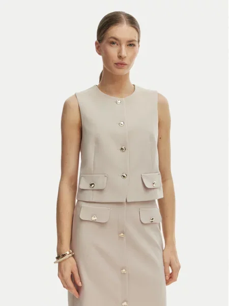 Rinascimento Vestă de costum bej