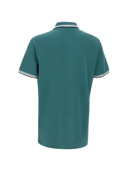 Tricou polo Boss cu dungi verde