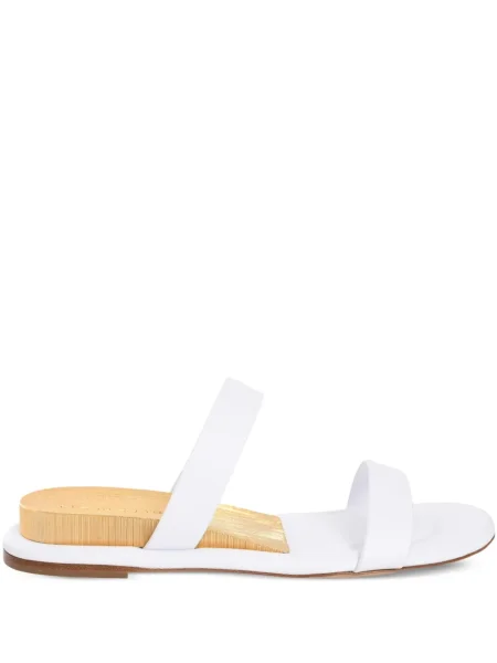 Sandale Casadei din piele alb