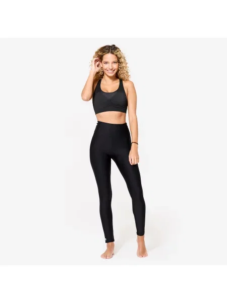 Stanik sportowy Decathlon czarny